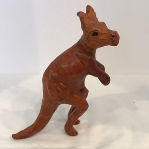 Handcrafted Brown Kangaroo Figurine